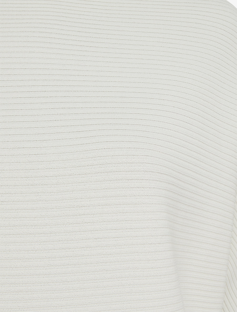 Top uni texturé à manches courtes - Écru - 3