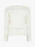 Pull fin à boutons décoratifs - Écru - 1