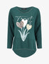 Pull à imprimé patchwork - Vert - 1