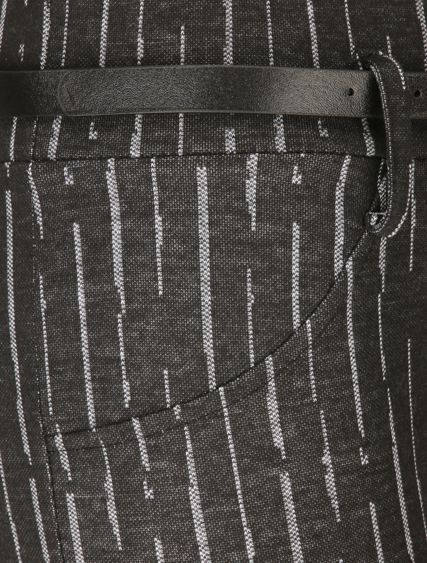 Legging à rayures stylisées - Noir - 3