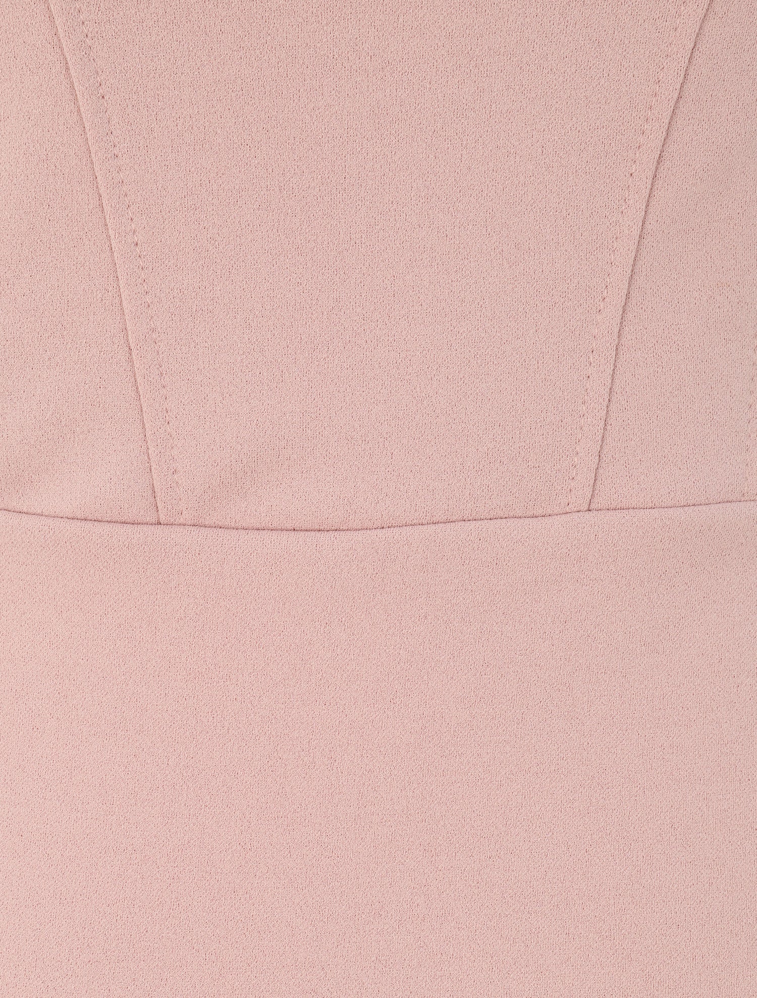 Robe à col bardot et manches en tulle - Rose poudré - 3