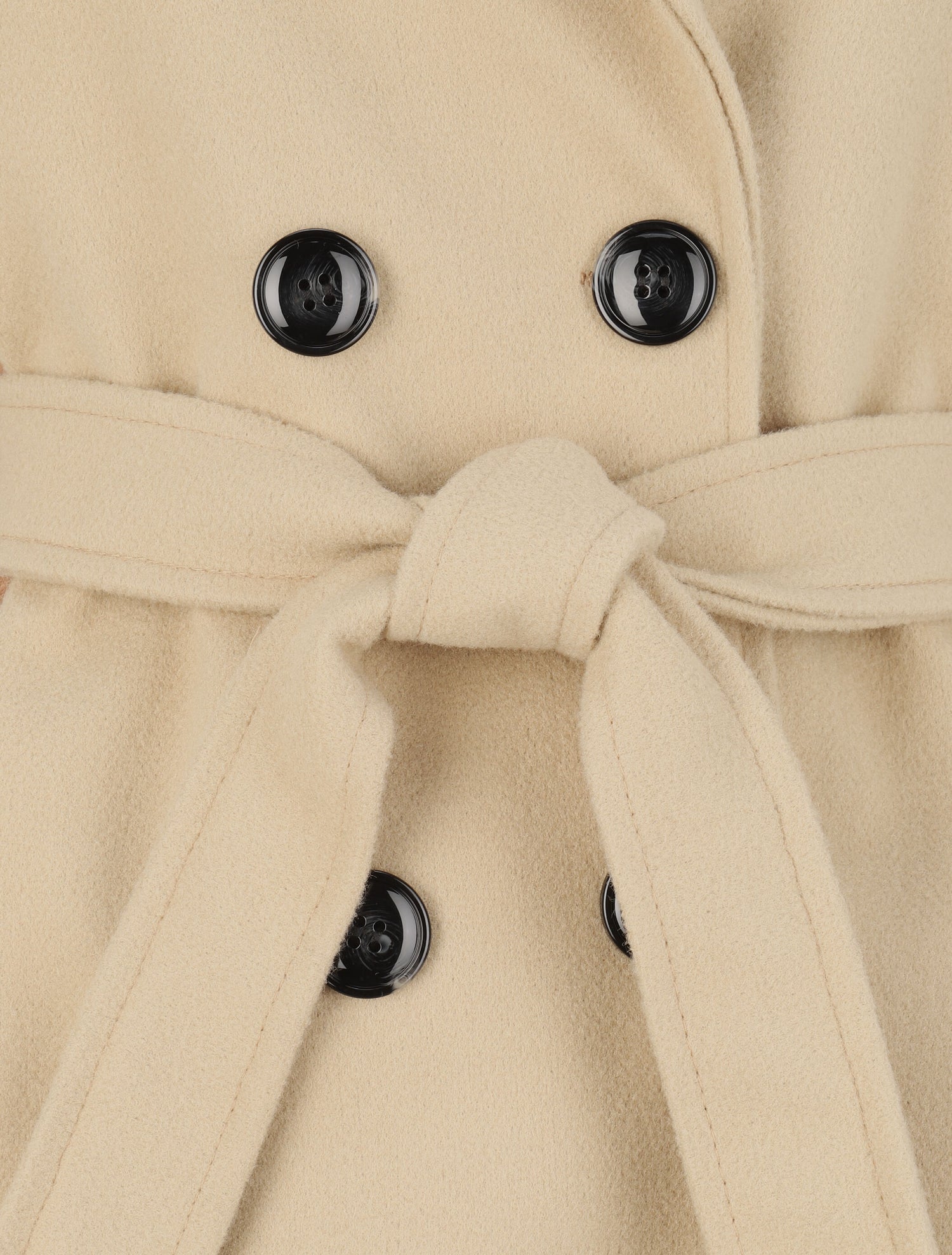 Manteau long color block - Beige/camel - 3