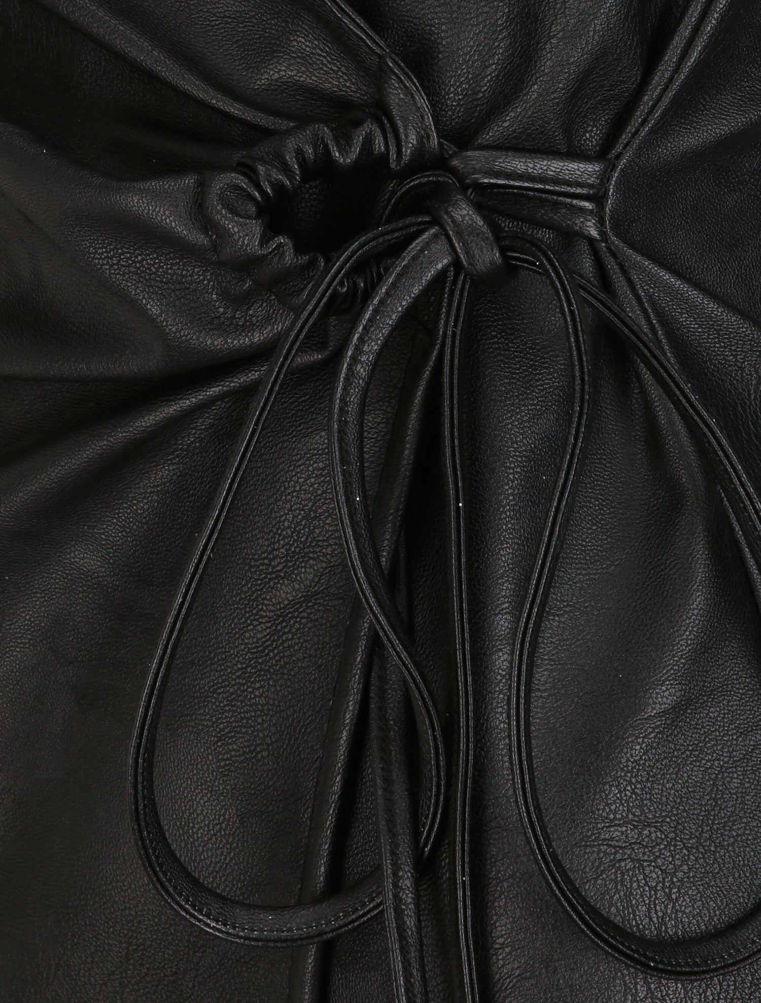 Robe portefeuille en simili - Noir - 3