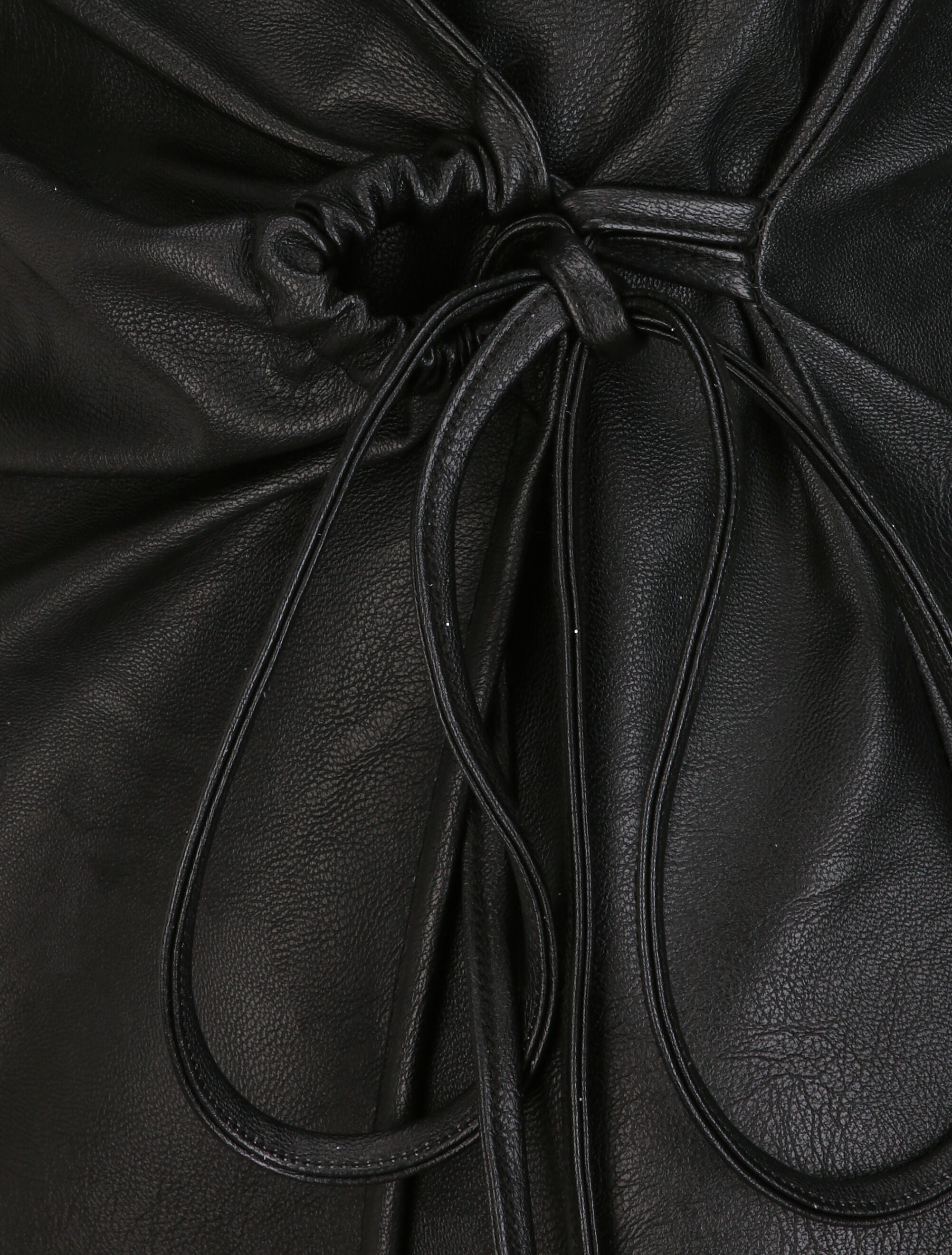 Robe portefeuille en simili - Noir - 3