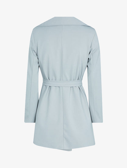 Veste style trench coat - Gris clair - 2