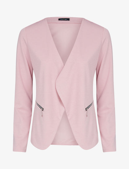 Veste à pans biseautés - Rose - 1