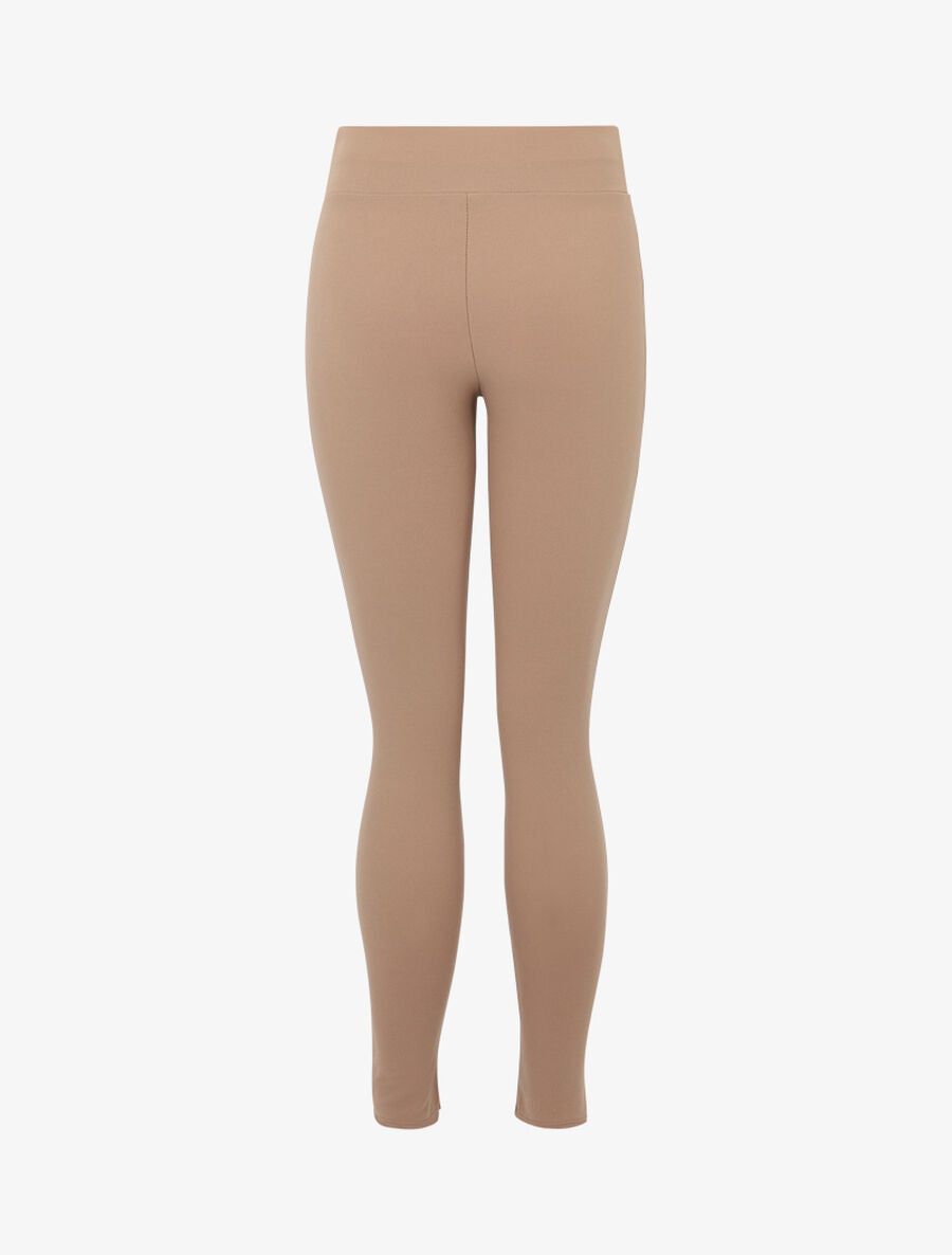 Legging à détail chaîne - Camel - 2