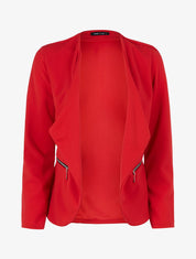 Veste à pans biseautés - Rouge - 1