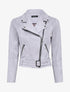 Perfecto en suédine à poches zippées décoratives - Gris clair - 3