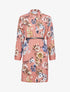 Robe chemise imprimé fleuri - Rose - 1
