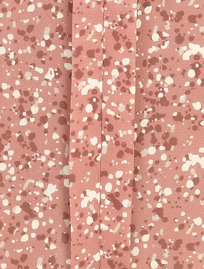 Robe patineuse à imprimé moucheté - Rose - 3