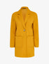 Manteau mi-long à un bouton - Moutarde - 3