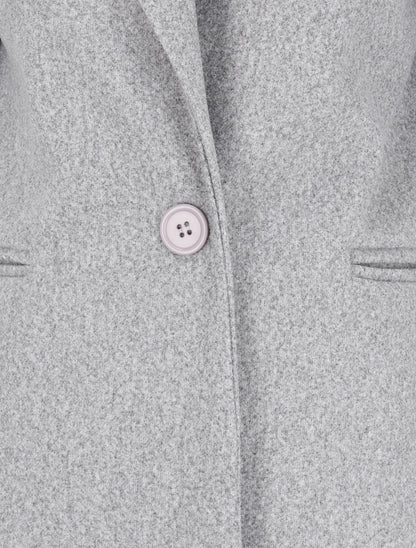 Manteau classique à un bouton - Gris chiné - 3