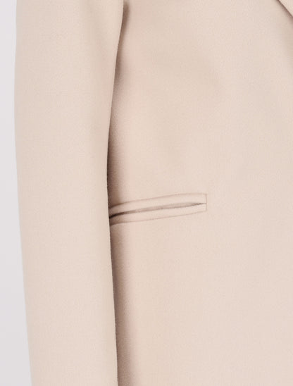 Manteau classique à un bouton - Beige - 3