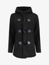 Duffle coat court avec capuche - Noir - 4