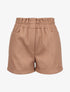 Short paperbag en feutrine - Camel - 4