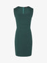 Robe droite sans manches à col carré - Vert - 4