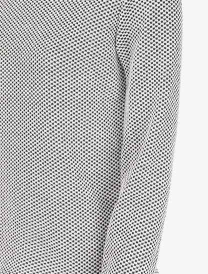 Pull texturé à col montant - Gris clair - 3