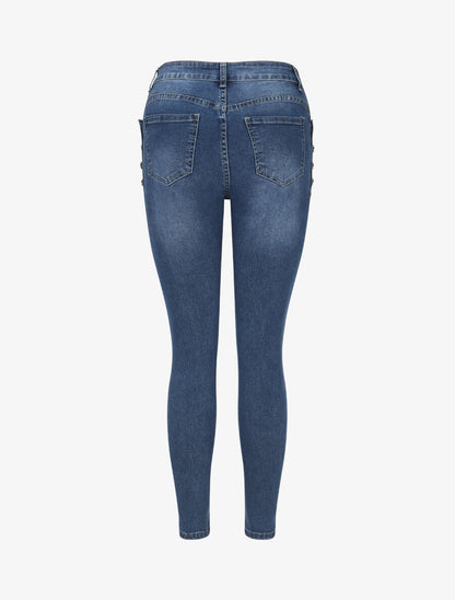 Jean standard coupe slim - Bleu - 2