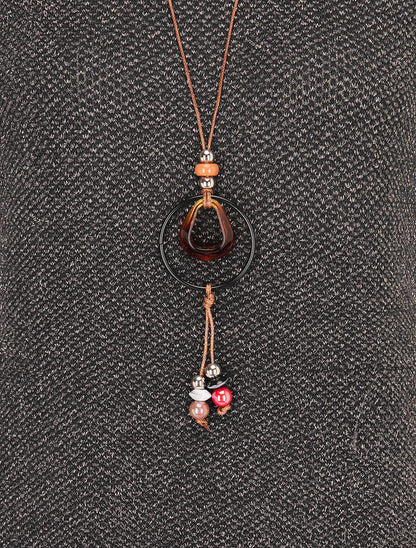 Pull long asymétrique et lamé - Noir - 3