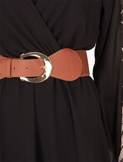 Robe patineuse à manches imprimées - Noir - 3