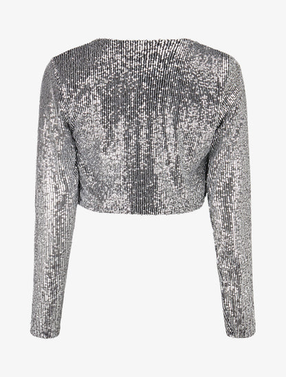 Boléro en sequins - Argent - 2