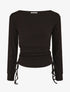 Pull fin côtélé ajustable - Noir - 1
