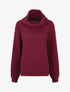 Pull en maille à col roulé loose - Violine - 1