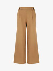 Pantalon long épais coupe ample - Camel - 4