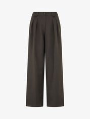 Pantalon ample à taille élastiquée - Anthracite - 4