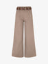 Pantalon épais effet tweed - Camel - 1