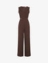 Combinaison droite à zips - Marron - 4