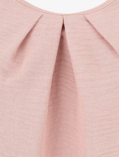 Top droit bretelles fantaisies - Rose - 3