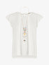 Top ample à dos effet drapé - Blanc - 4