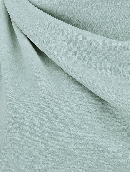 Top uni à empiècement bijou - Vert d&