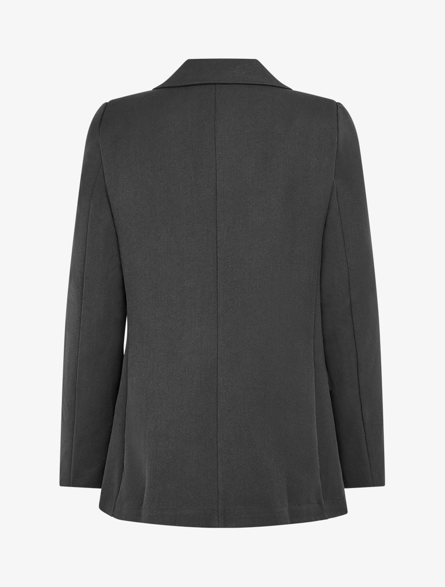 Blazer droit à épaulettes - Noir - 2