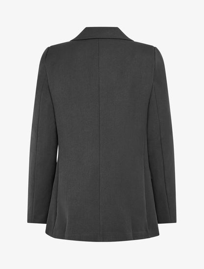 Blazer droit à épaulettes - Noir - 2