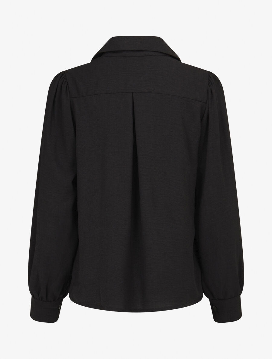 Chemise ample classique - Noir - 2