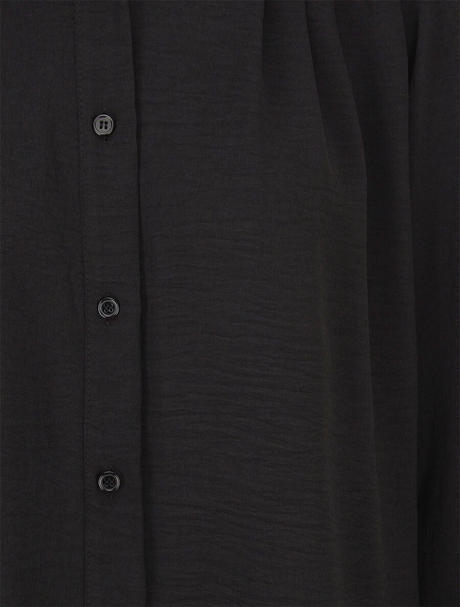 Chemise ample classique - Noir - 3