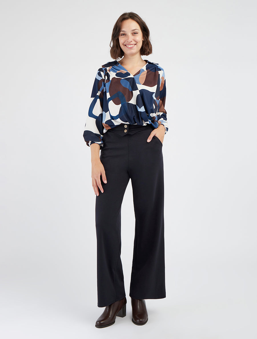 Top met overslagkraag en 70&