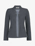 Veste à col cranté - Gris foncé - 1