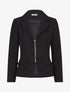 Veste cintrée à zip - Noir - 1