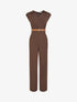 Combinaison unie sans manches - Marron - 1