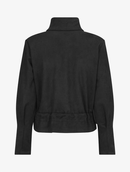 Veste souple en suédine - Noir - 2