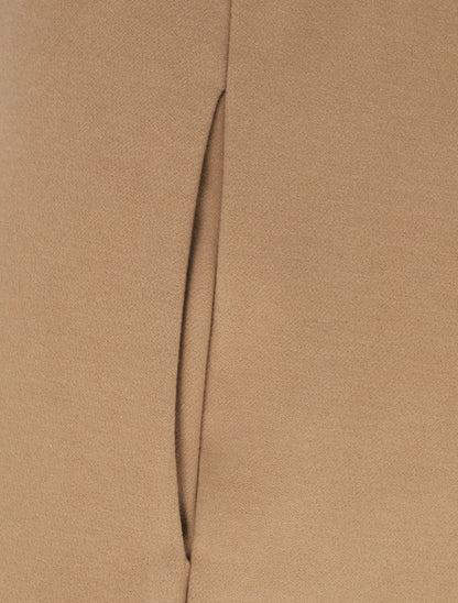 Pantalon uni épais - Camel - 3