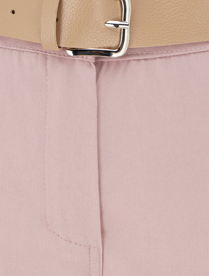 Pantalon droit uni - Vieux rose - 3