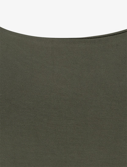 Débardeur classique uni - Kaki - 3