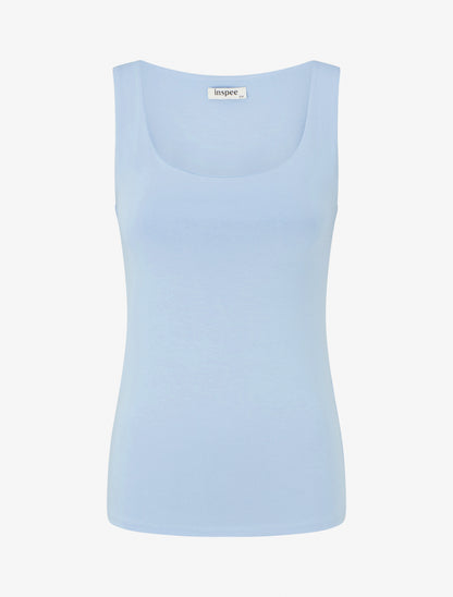 Débardeur classique uni - Bleu ciel - 1