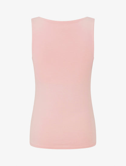 Effen klassiek tanktop - Roos
