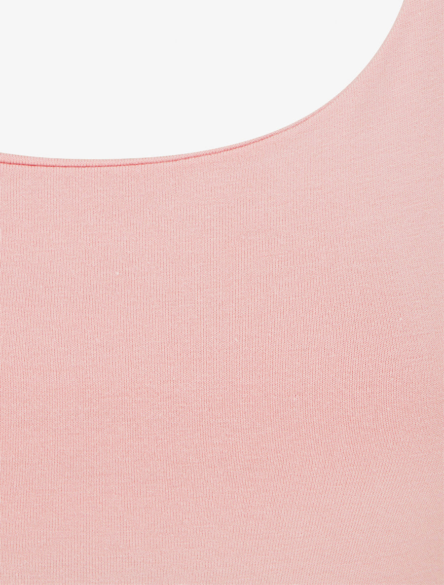 Effen klassiek tanktop - Roos